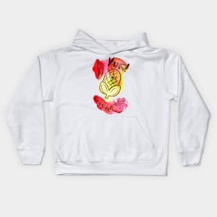 Yum! Veggies! watercolor Kids Hoodie